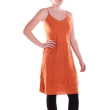 Vishes Sommerkleid Damen Träger Patchwork Stufenrock...
