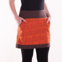 Vishes Minirock Damen Bedruckt Breiter Bund Jersey...