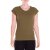Vishes Basic Shirt Damen Kurzarm Unifarben Jersey Baumwolle Sommertop