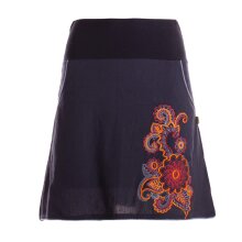 Vishes Sommerrock Damen Bestickt Handgewebt Baumwolle mit...