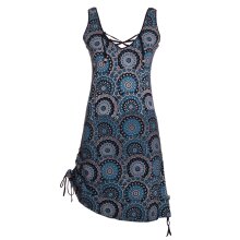 vishes verstellbares Hippie Kleid schwarz 38
