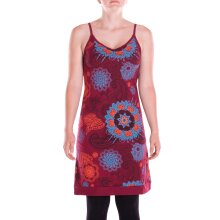 vishes Sommerkleid HippieKleid Mandala dunkelrot M
