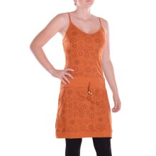 vishes Sommerkleid Minikleid bedruckt dunkelorange 40