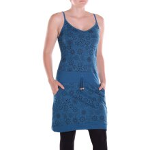 vishes Sommerkleid Minikleid bedruckt türkis 38