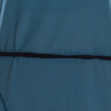 vishes Kleid lang Hippie Kleid mit geflochtenem Gürtel türkis XL