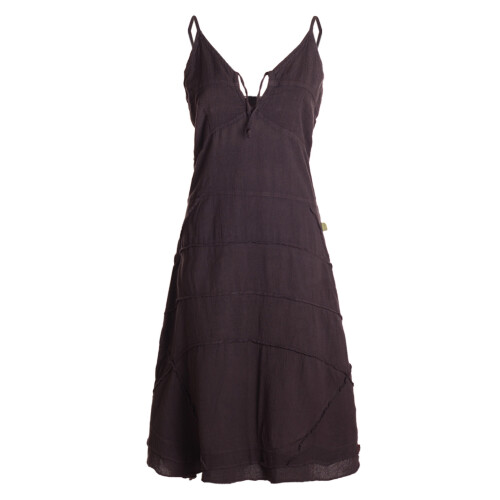 Kleid, Baumwolle braun S