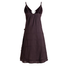 Kleid, Baumwolle braun S