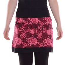 Vishes Damen Mini-Rock Baumwolle Blumen-Muster...