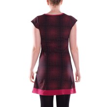 Vishes Damen Mini-Kleid Baumwolle Casual A-Linie mit...