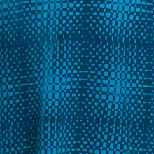 Vishes Damen Mini-Kleid Baumwolle Casual A-Linie mit Taschen türkis 40