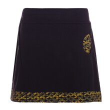 vishes kurzer Rock Minirock schwarz-gelbgrün 40