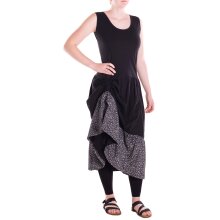 Vishes - Langes handbedrucktes verstellbares Lagenlook...