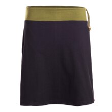 Vishes Damen Mini-Rock Baumwolle A-Linie elastischer Bund...