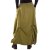 Vishes Damen Maxi-Rock XXXL Baumwolle asymmetrisch langer warmer Rock im Lagenlook mit Taschen