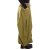 Vishes Damen Maxi-Rock XXXL Baumwolle asymmetrisch langer warmer Rock im Lagenlook mit Taschen olive 36-44