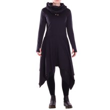 Vishes Damen Wadenlanges Kleid Baumwolle asymmetrisch...