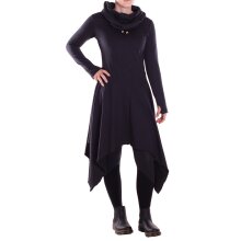 Vishes Damen Wadenlanges Kleid Baumwolle asymmetrisch...