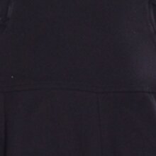 Vishes Damen asymmetrisches Kleid Baumwolle Casual mit Kapuze und Daumenloch mit Taschen schwarz 42