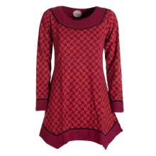 Vishes - Langarm Damen Tunika Shirt-Kleid Ethno...
