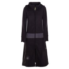 Vishes - Fleece Übergangsmantel mit Kapuze, Taschen,...
