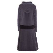 Vishes - Fleece Übergangsmantel mit Kapuze, Taschen,...