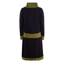 Vishes Damen Kleid Langarm A-Linie mit Kragen,...