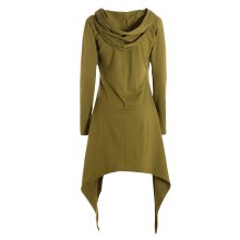 Vishes Zipfeljacke Asymmetrischer Boho Cardigan mit...