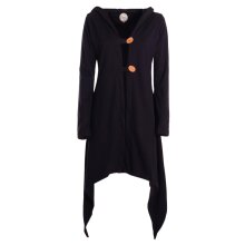 Vishes Zipfeljacke Asymmetrischer Boho Cardigan mit...