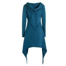 Vishes Zipfeljacke Asymmetrischer Boho Cardigan mit...