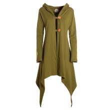 Vishes Zipfeljacke Asymmetrischer Boho Cardigan mit...