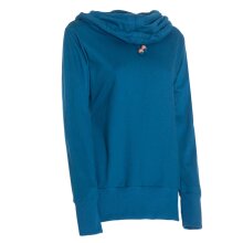 Vishes Schalkragen Pullover Damen Langarm Baumwoll-Jersey...