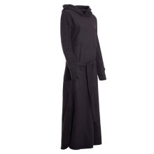 Vishes langes Fleecekleid mit Kapuze, Daumenlöchern...
