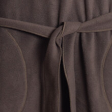 Vishes langes Fleecekleid mit Kapuze, Daumenlöchern und Bindegürtel olive 38