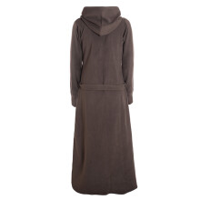 Vishes langes Fleecekleid mit Kapuze, Daumenlöchern und Bindegürtel olive 38