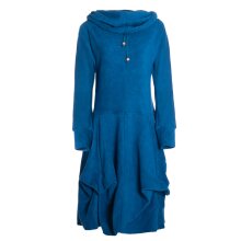 Vishes warmes Fleece Kleid mit Daumenlöchern und...