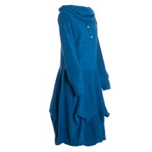 Vishes warmes Fleece Kleid mit Daumenlöchern und...
