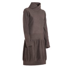 Vishes warmes Fleece Winterkleid Ballonkleid mit...