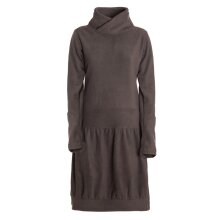 Vishes warmes Fleece Winterkleid Ballonkleid mit...