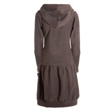Vishes warmes Winterkleid aus Fleece mit Kapuze im...