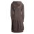 Vishes warmes Winterkleid aus Fleece mit Kapuze im Ballonstyle