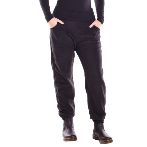 vishes Fleece Hose warme Hose mit Taschen