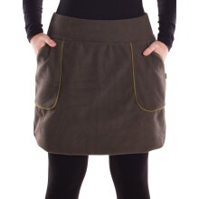 Vishes warmer Fleecerock mit Taschen und breitem Bund aus...