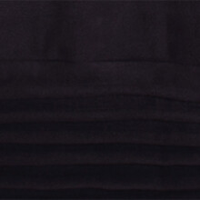 Vishes Fleece Pulloverkleid mit Kapuze und Daumenloch - warm und weich schwarz 44