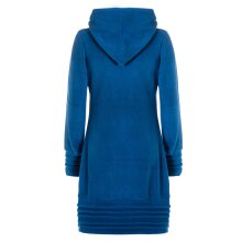 Vishes Fleece Pulloverkleid mit Kapuze und Daumenloch -...
