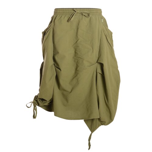 vishes verstellbarer Rock mit Taschen asymmetrischer Lagenlook Rock