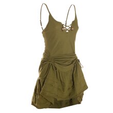 Vishes Trägerkleid Damen Verstellbar Schnürung...