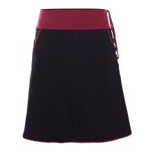 Vishes einfacher Damen Jerseyrock breiter Bund  Knielang...