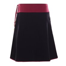 Vishes einfacher Damen Jerseyrock breiter Bund  Knielang...