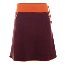 Vishes Fleecerock Damen Knielang A-Linie Taschen...
