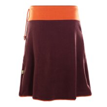 Vishes Fleecerock Damen Knielang A-Linie Taschen...